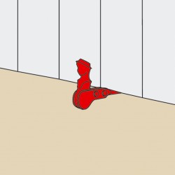 Arrêt de volet bergère composite à visser