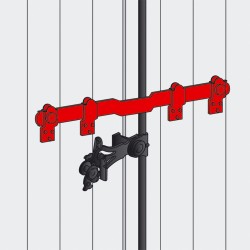 Barre de sécurité à boutons