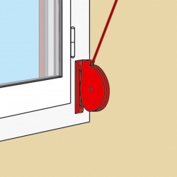 Enrouleur pivotant réglable + sangle 5 m