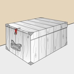 Fermoir à levier porte-cadenas