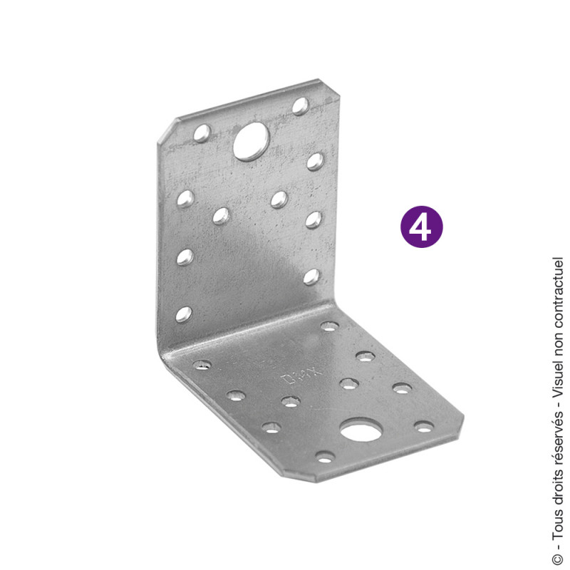 Equerre d'assemblage simple