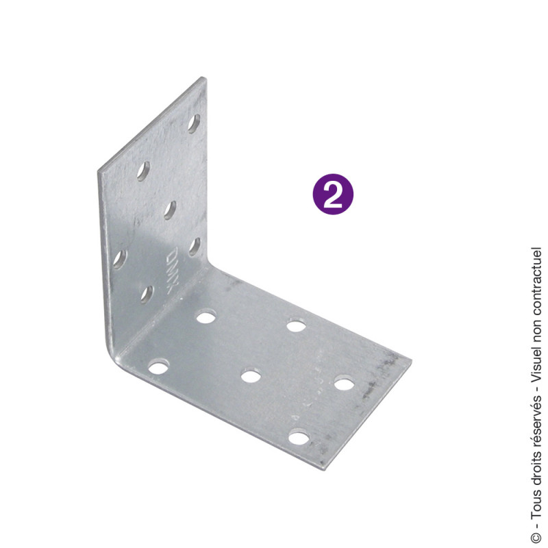 Equerre d'assemblage simple