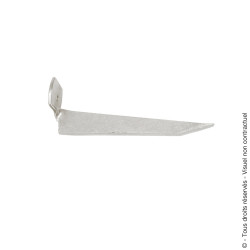 Patte à pointe coudée