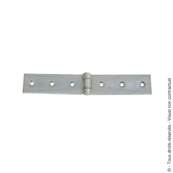 Charnière de caisse bout droit