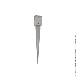 Pied de poteau à enfoncer