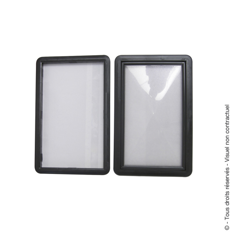 Hublot rectangulaire pour porte de garage coulissante