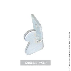 Agrafe picarde coudée