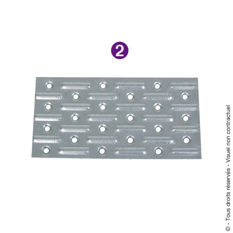Plaque perforée