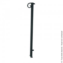 Poteau balcon départ