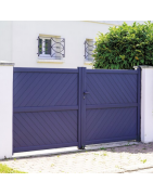 Ferrures pour portail battant aluminium et PVC