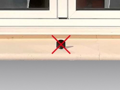 Comment faire pour ne pas avoir de butée au sol ?